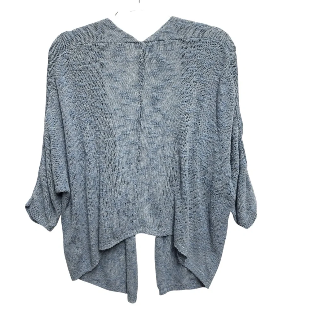 Cotton Knit Sweater Cardigan Shrug Jacket Drape Layering Lagenlook
